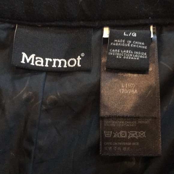 Black Goretex Marmot Palisades Snow Pants - Picture 3 of 7